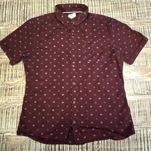 Level Ten Mens Patterned Button Down Shirt